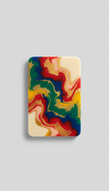 Abstract Resin Wall Panel—Vivid Swirl